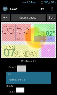 HTC/ICS ish (UCCW Skin) android App screenshot 0